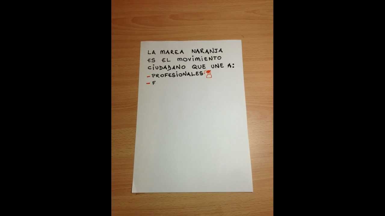 La Marea Naranja - Las Naranjas No Se Dejan Exprimir