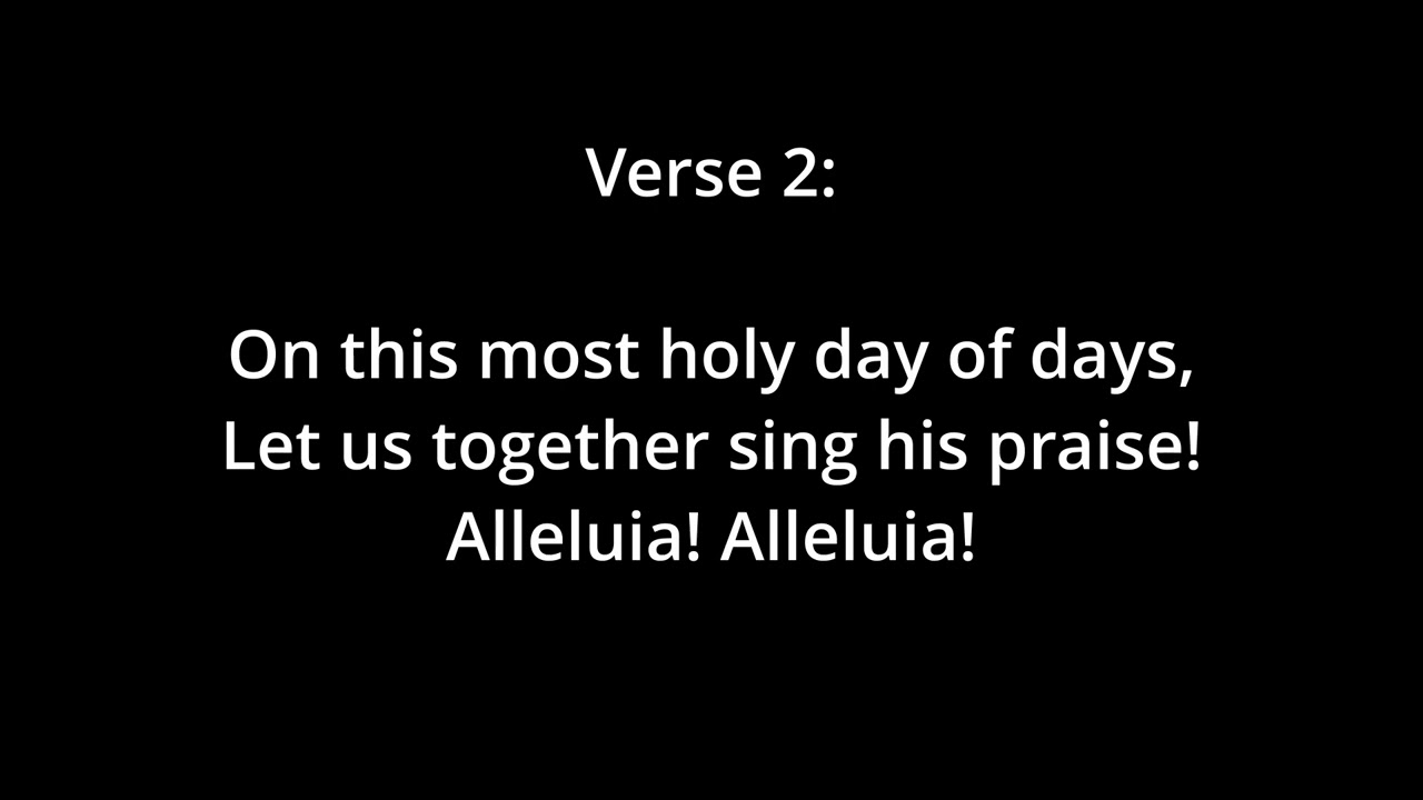 Jesus Is Risen (Lasst uns erfreuen) - Alto - in D