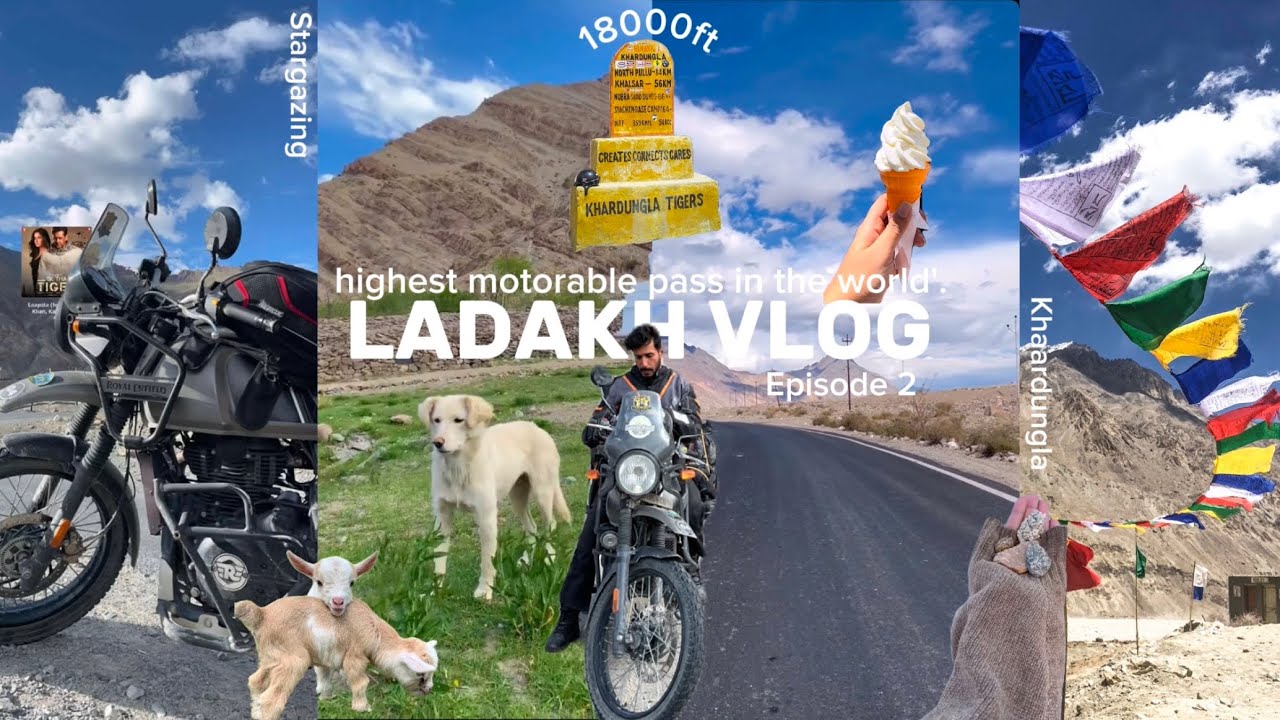•Ladakh trip went chaotic Ep2•bike ride | khardungla | no oxygen | budget friendly |