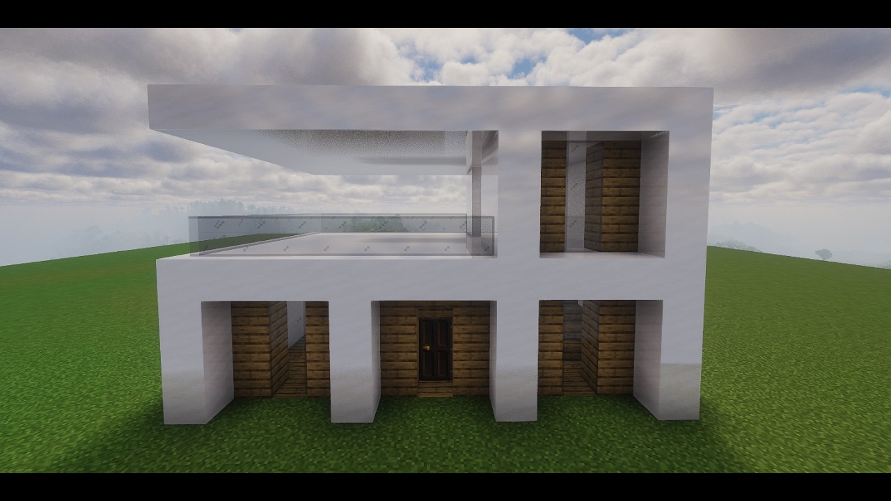 Tutorial to Build a Large Modern House (Easy) #41 | Minecraft