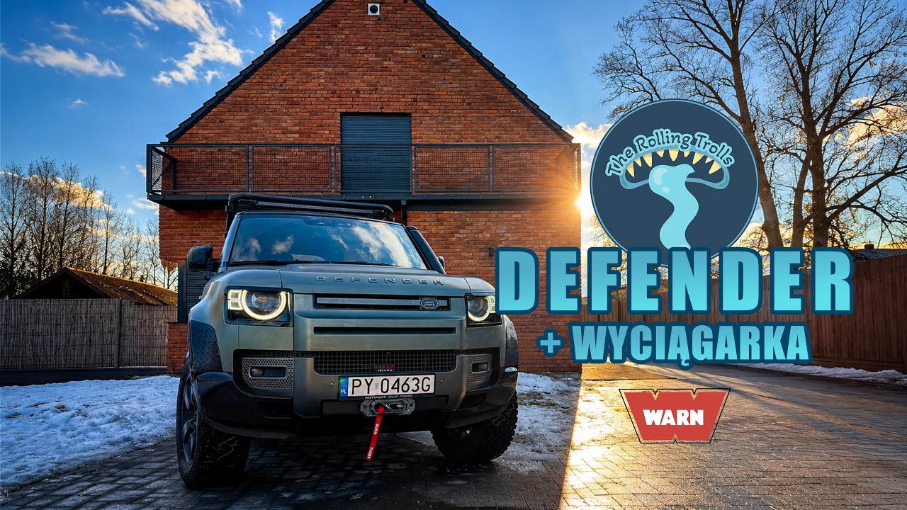 Land Rover chciał za to 57 000 zł. Zamontowaliśmy wyciągarkę.