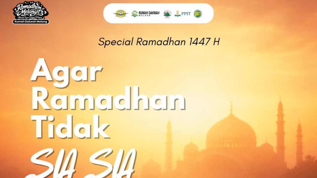 Ustadz Ahmad Ubaidillah, Lc. - Agar Ramadhan Tidak Sia-Sia