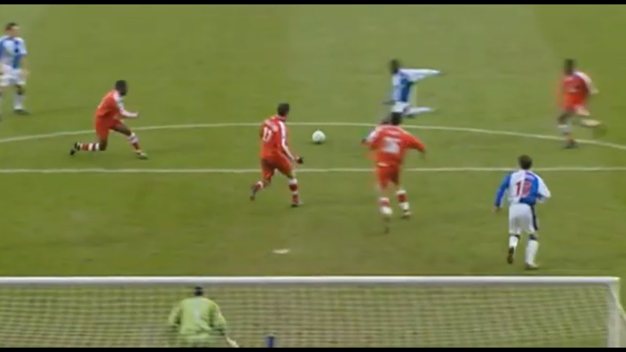 Andy Cole's first League goal for Blackburn Rovers [2002]