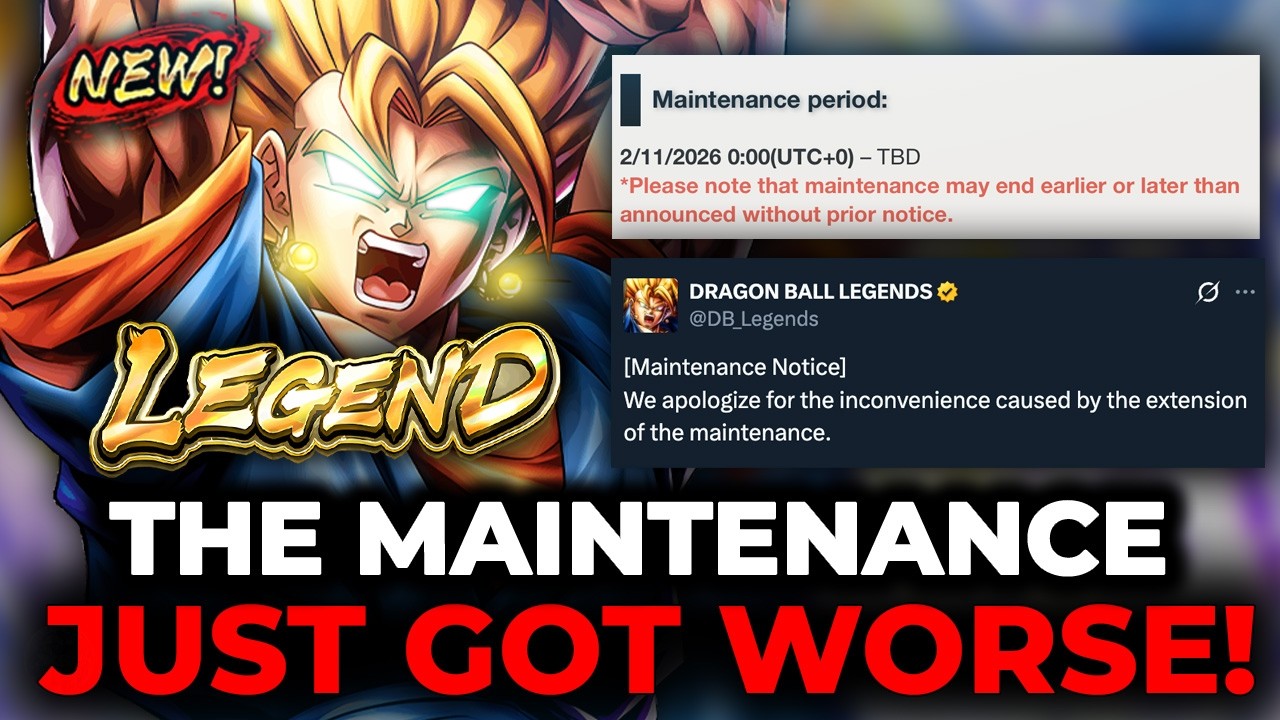 The LEGEND Vegito Maintenance Situation Just Got WORSE! (Dragon Ball Legends)