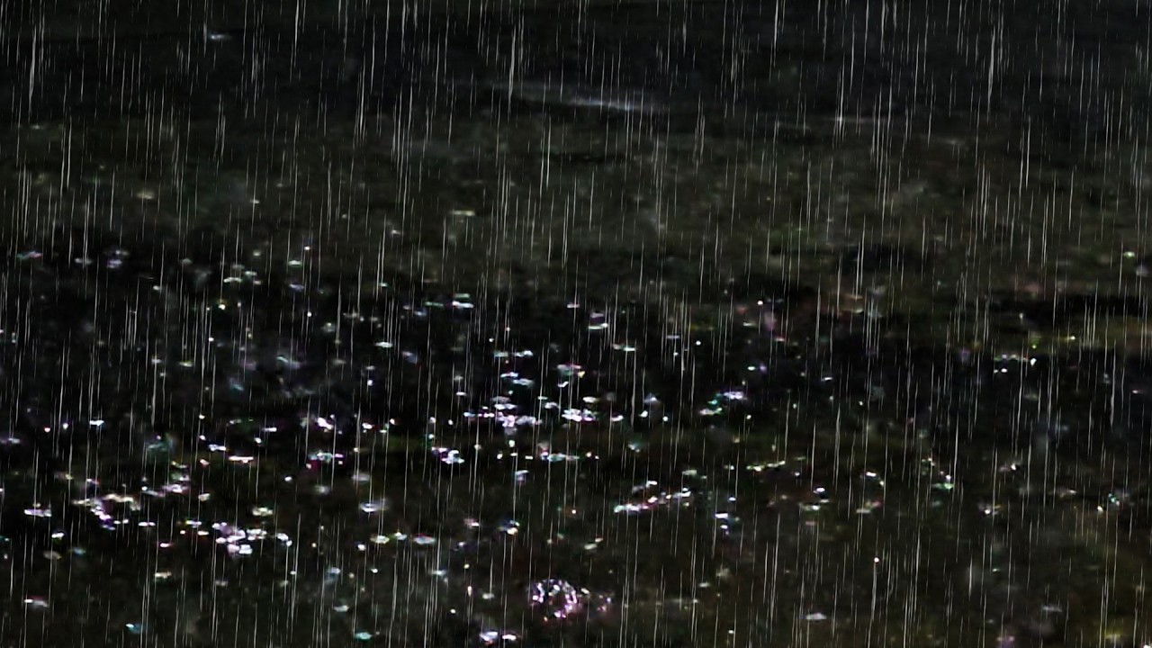 Heavy Rain Sounds for Deep Sleep 🌧️ Natural Rain Black Screen