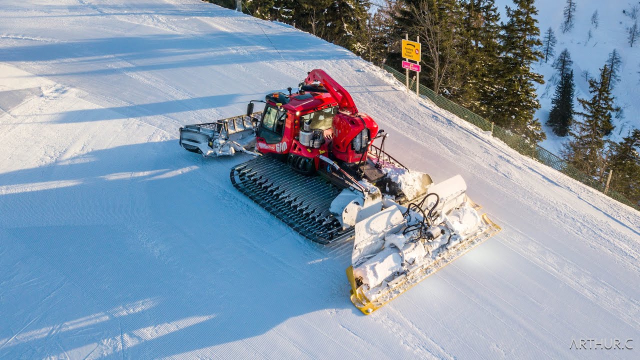 🇦🇹 PistenBully 600 LEVEL RED in Dachstein West 🏔️❄️
