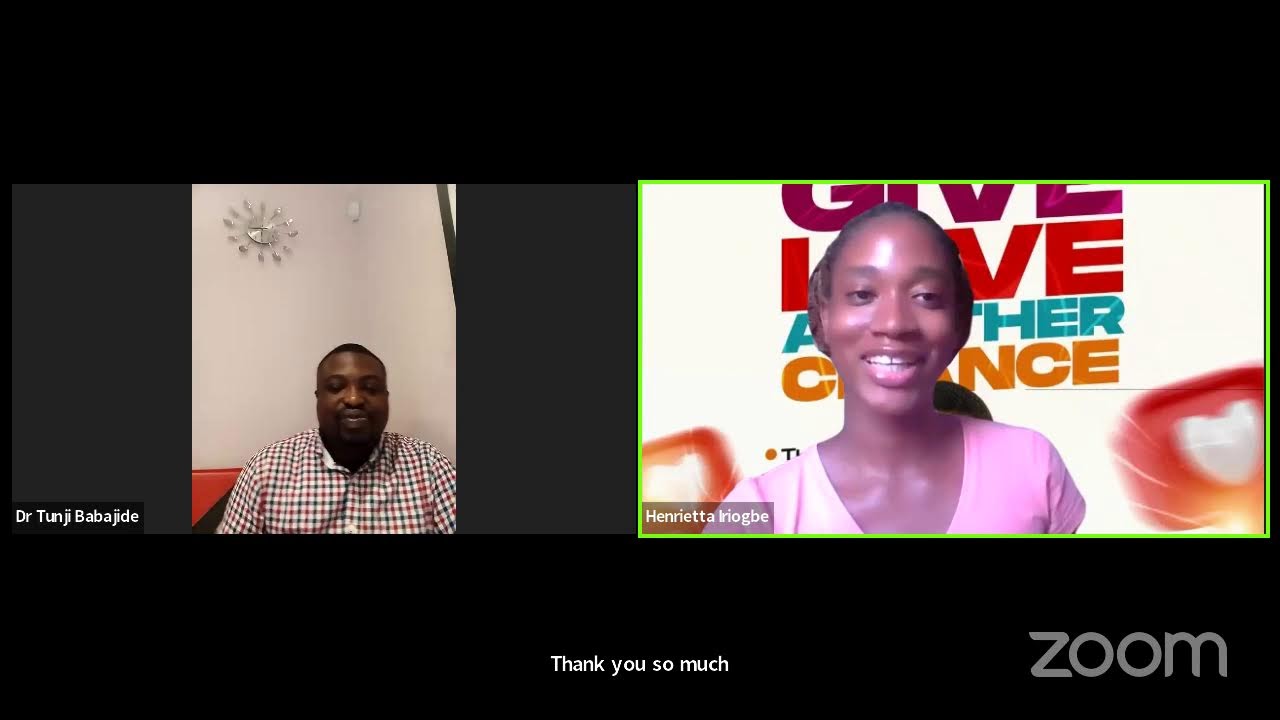 SEPTEMBER SUPPORT GROUP SESSION- GIVE LOVE ANOTHER CHANCE BY TUNJI BABAJIDE