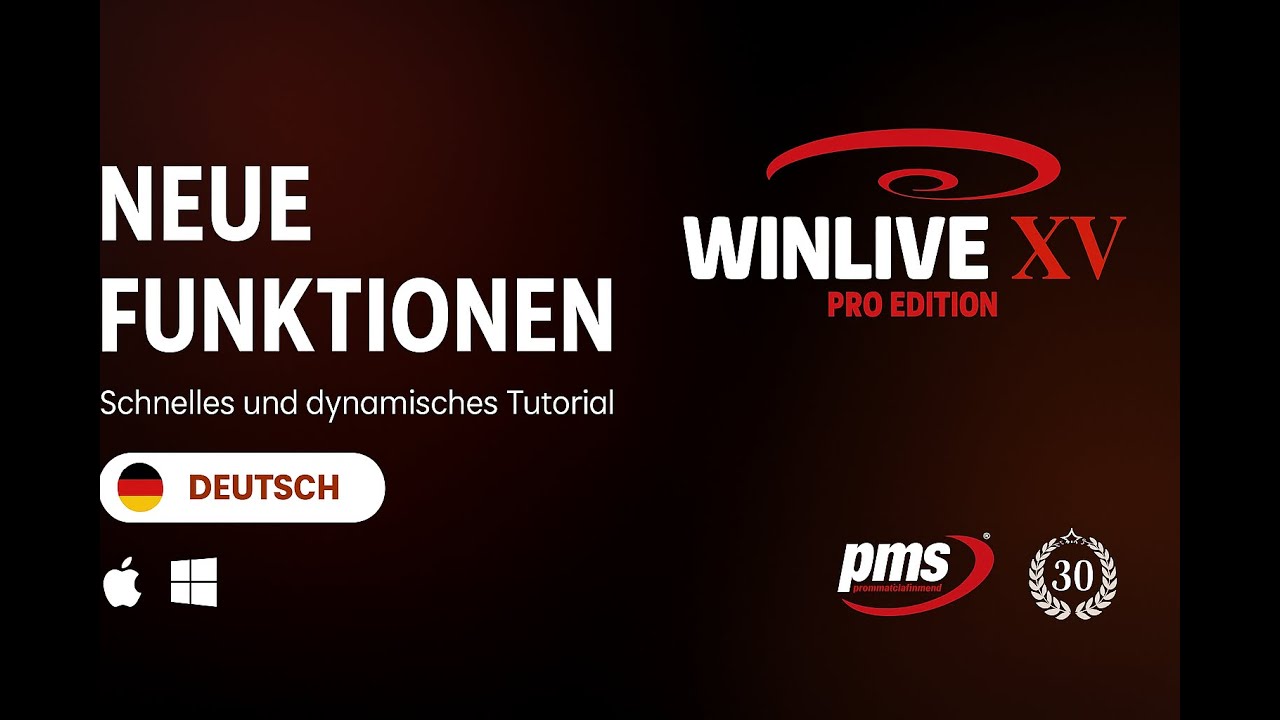 WINLIVE PRO 15 – Überblick und Neue Funktionen