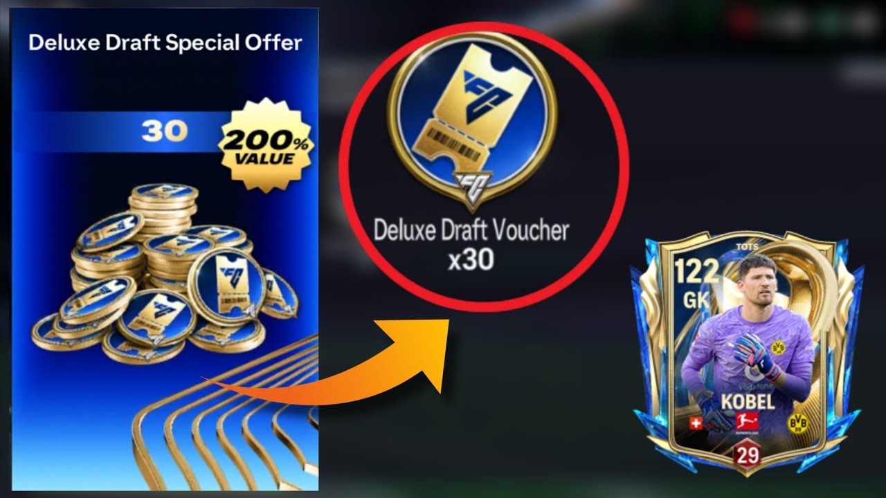 КАК ПОЛУЧИТЬ ВАУЧЕРЫ DELUXE DRAFT В FC MOBILE 26