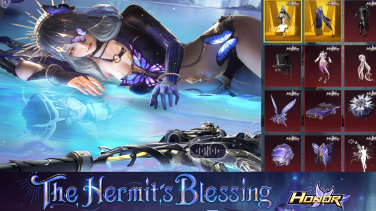 THE HERMITS BLESSING NEW AMAZING HONOR SET PUBG MOBILE #foryou #pubgmobile #mobilegame #viralvideo 