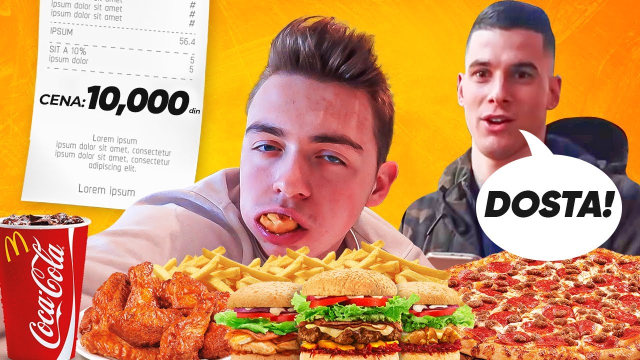 SVE &Scaron;TO POJEDEM, SIMI MI PLAĆA! *10 000 račun*