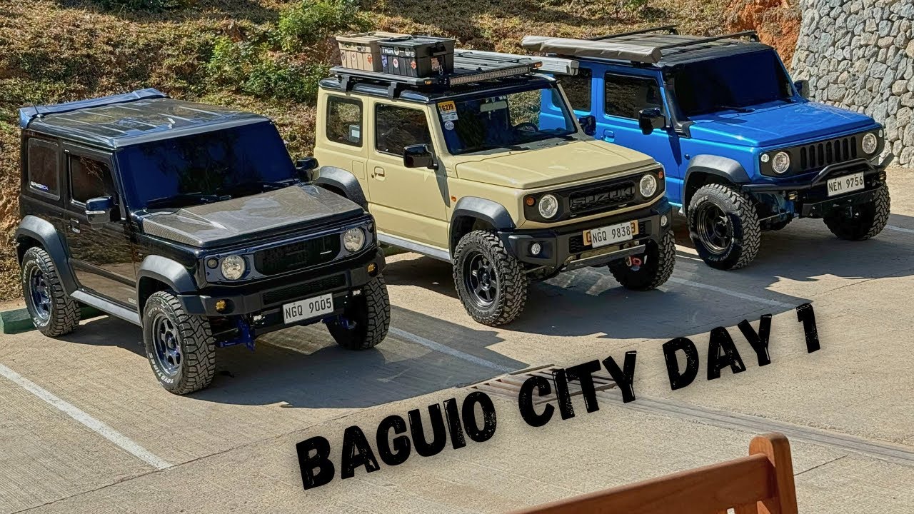 BAGUIO CITY | HD MOUNTAINVILLE CAMPING | PART 1 | SUZUKI JIMNY JB74 | CLUB 74 | CAR CAMPING