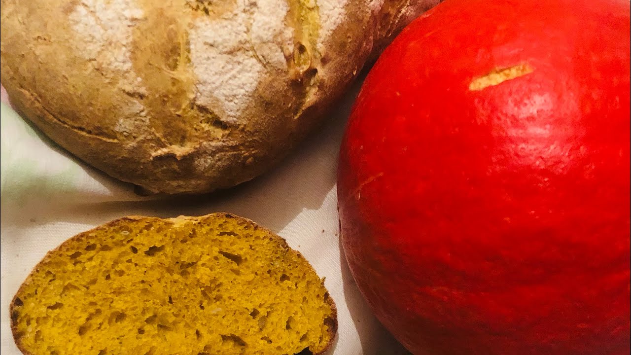 Pain au potiron Bio  ,au levain naturel /graines de tournesols et fenouil