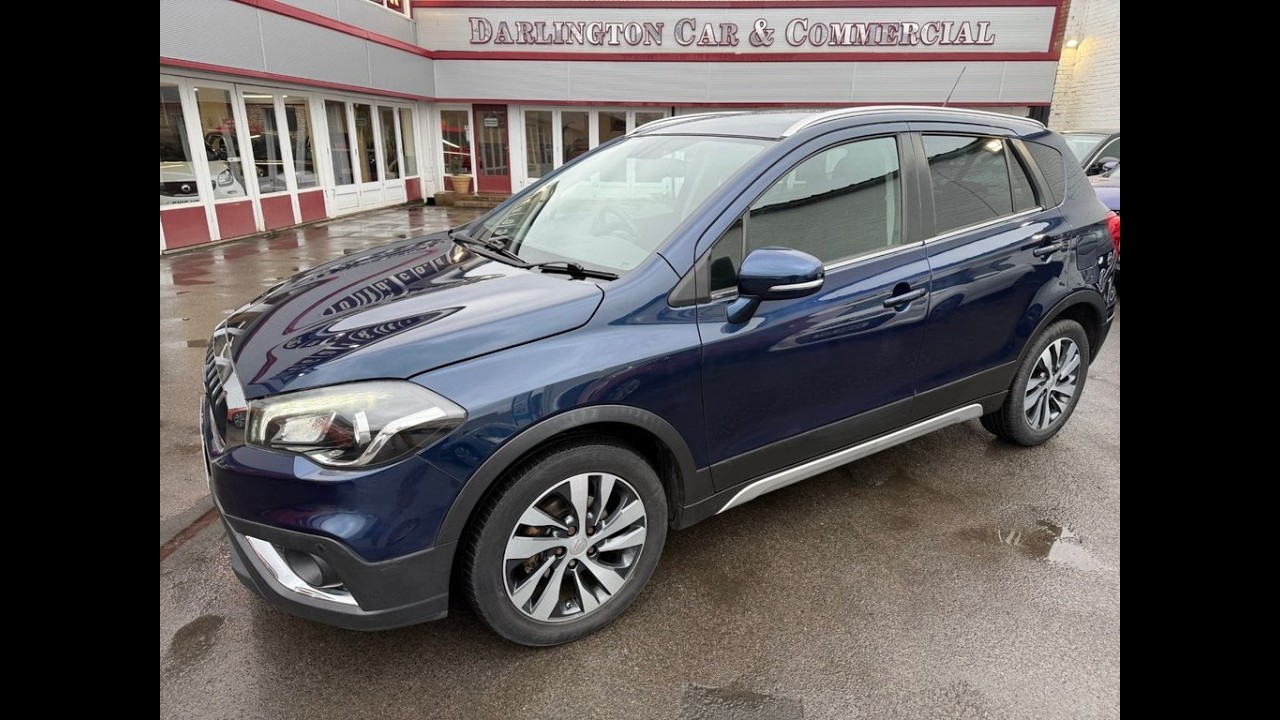 18 Suzuki SX4 S-Cross 1.6 DDiS SZ-T Euro6 ULEZ FSH 40K 5 Stamps Sat Nav DAB USB BT RevCam Darlington