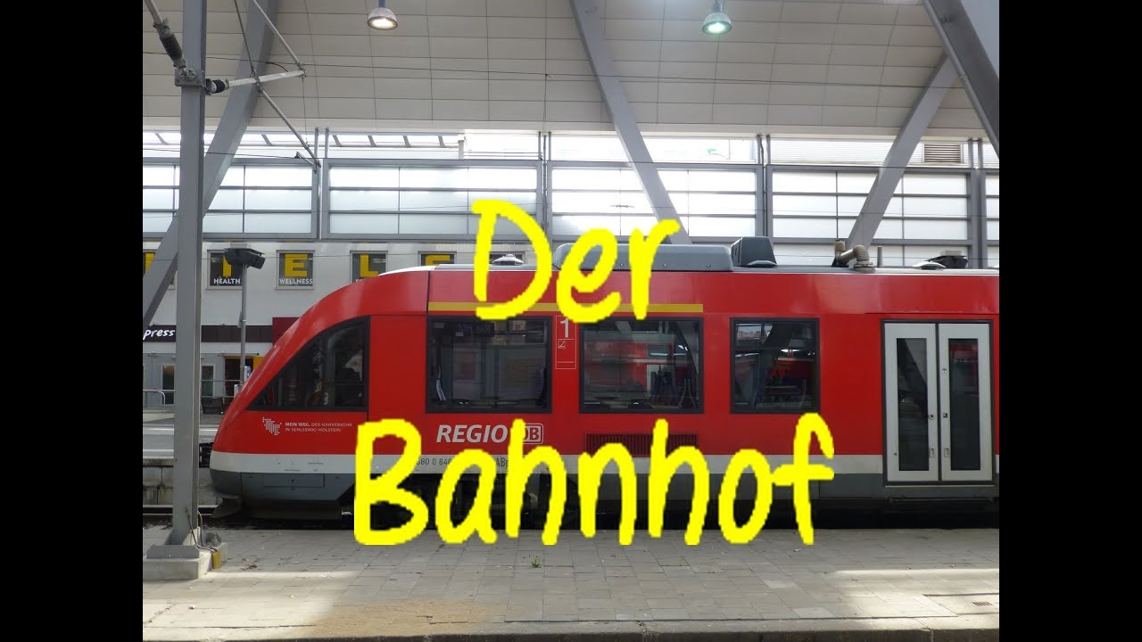 Learn German:  Der Bahnhof