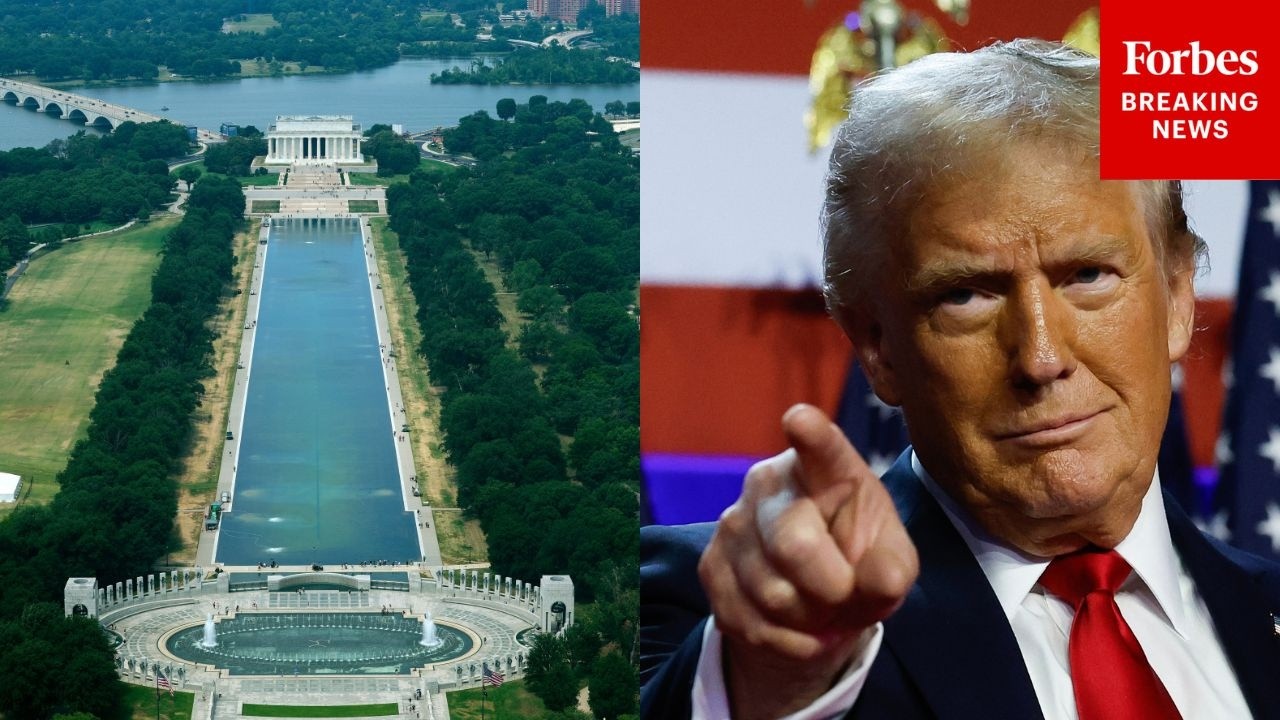 JUST IN: Trump Claims Reflecting Pool Now In &lsquo;Full Use&rsquo;