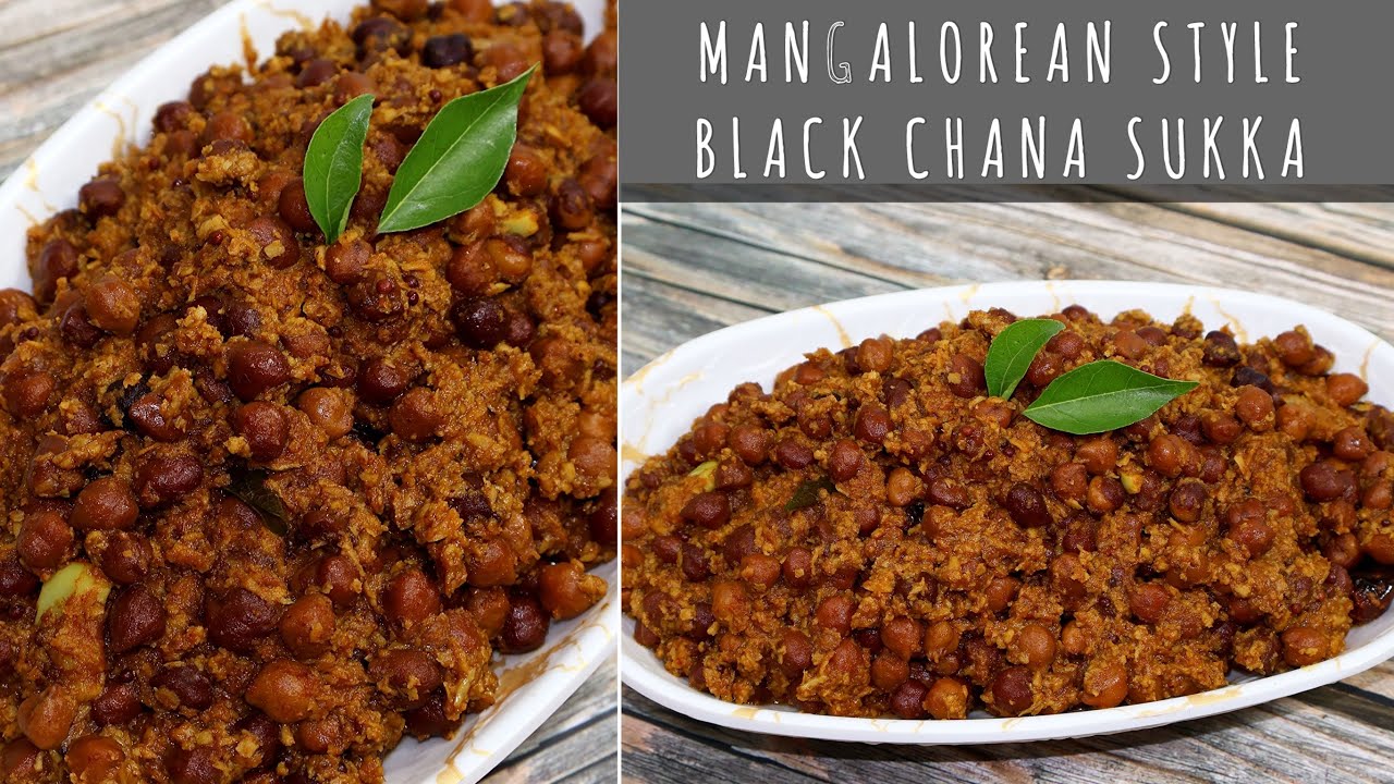 KALA CHANNA SUKKA|Traditional Mangalorean Style Chana Sukka(Dry) Recipe| ಕಡ್ಲೆ ಸುಕ್ಕ|SONAY SUKHE |