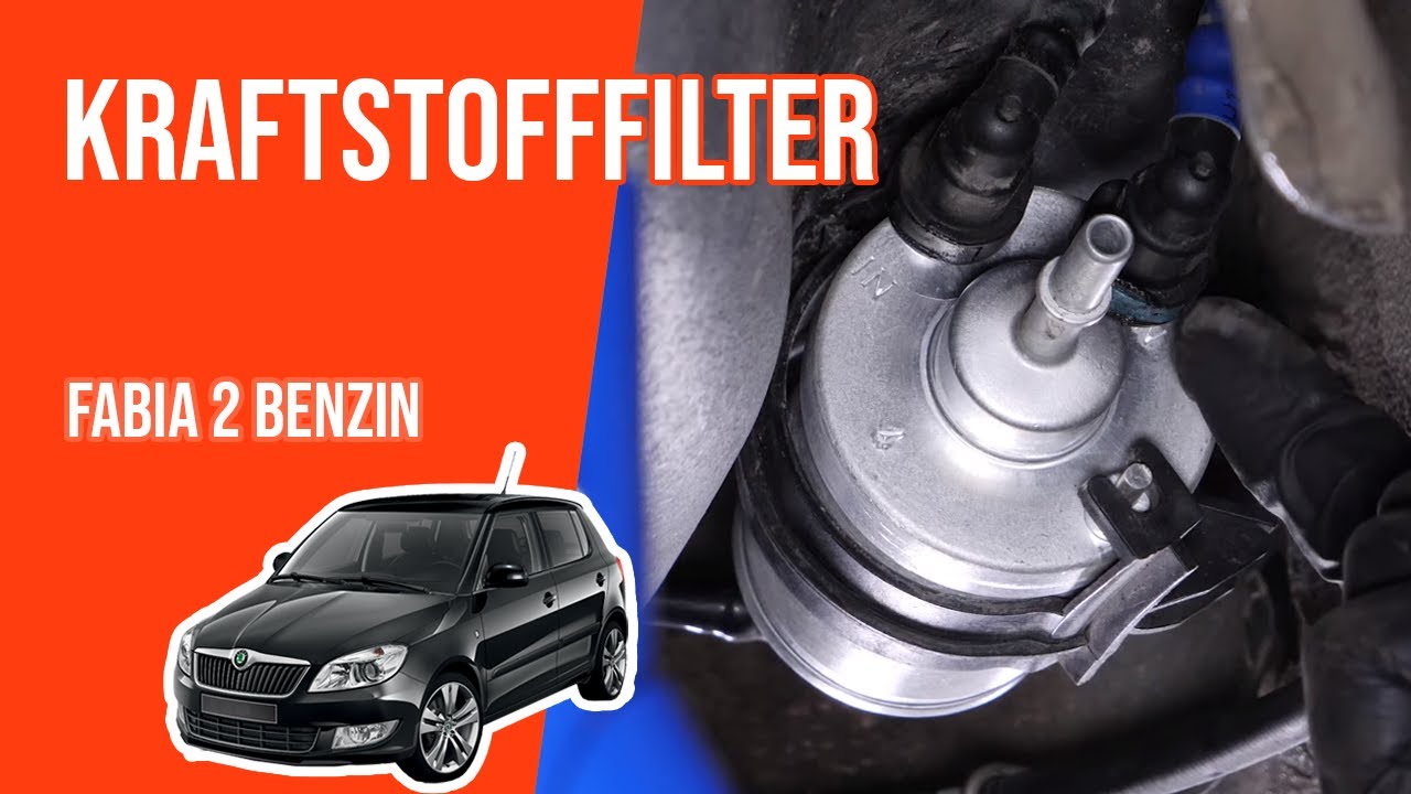 Wie Fabia 2 1.4 16V Kraftstofffilter wechseln ⛽
