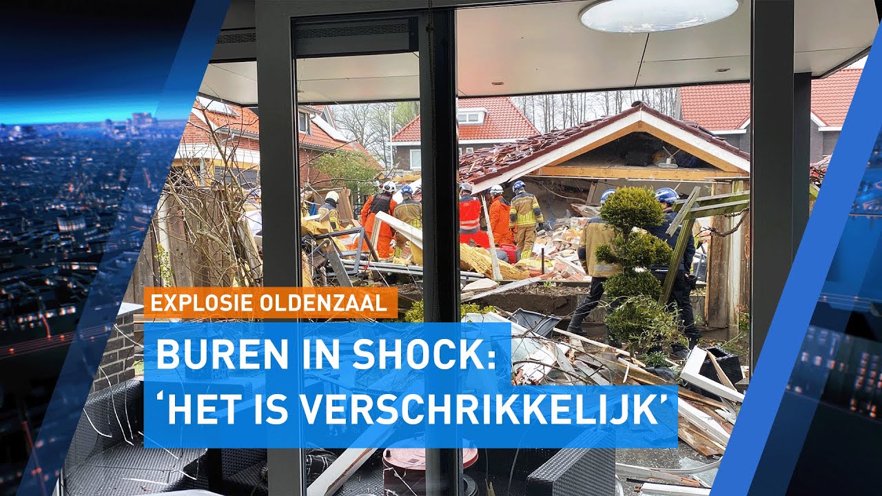 Buren in shock na explosie en instorten huis Oldenzaal | Hart van Nederland
