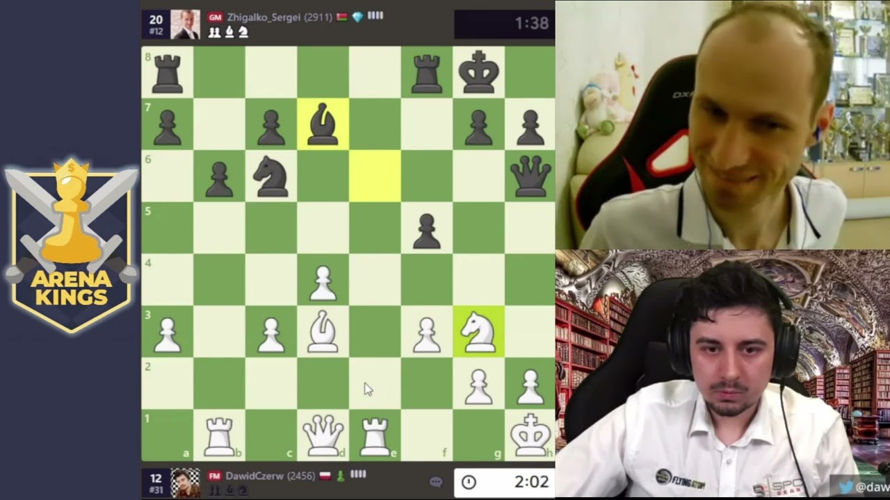 шахматы ДЁРУ ДАЁМ  Дэвид Черв - Сергей Жигалко