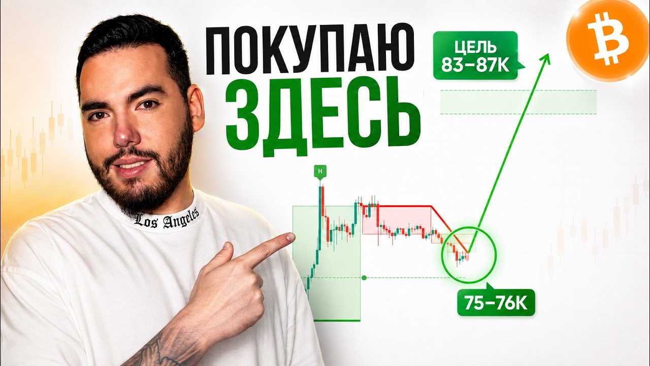 Биткоин пойдет еще выше! Буду покупать от этого уровня!