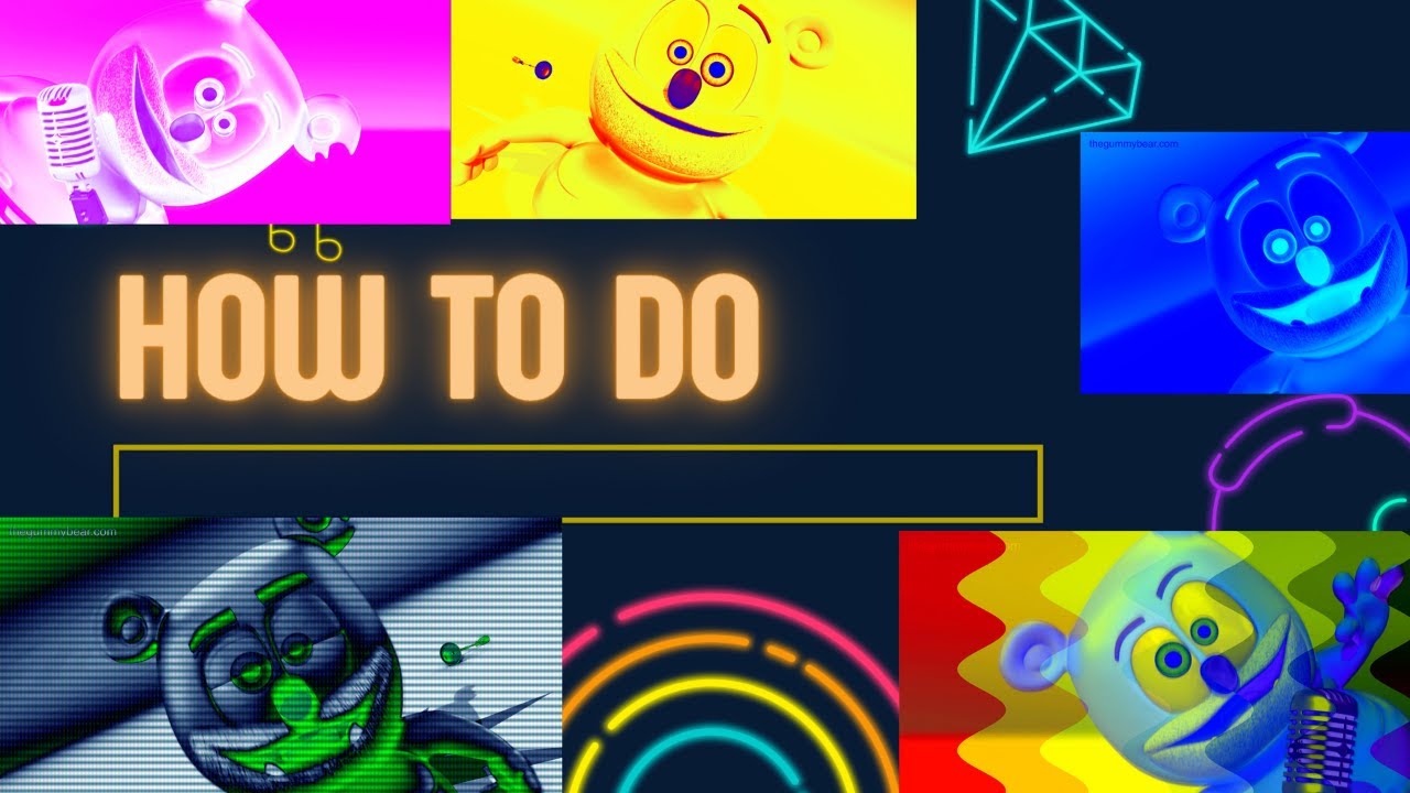 (VIDEO TUTORIAL) Eu Som-Che Reintegrata Gummy Bear Gummibär Song Galician | Visual & Audio Effects