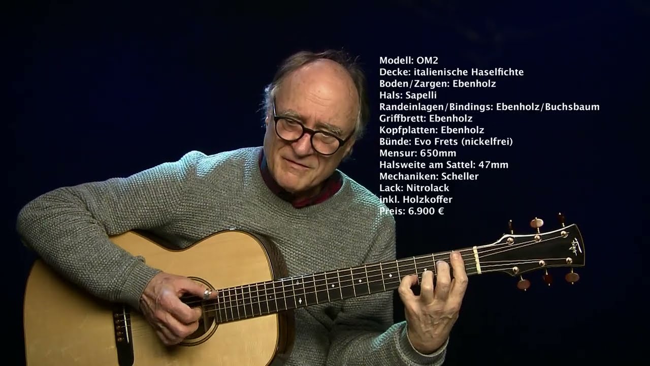 Neue Gitarre von Peter Finger: aus Haselfichte und Ebenholz! Jetzt im GUITAR BASAR in Osnabrück.