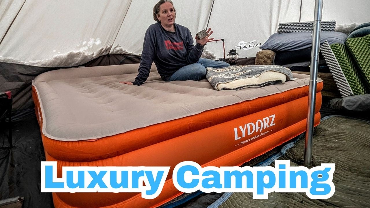 Lydarz King Size Inflatable Air Mattress | Cozy Camping Gear