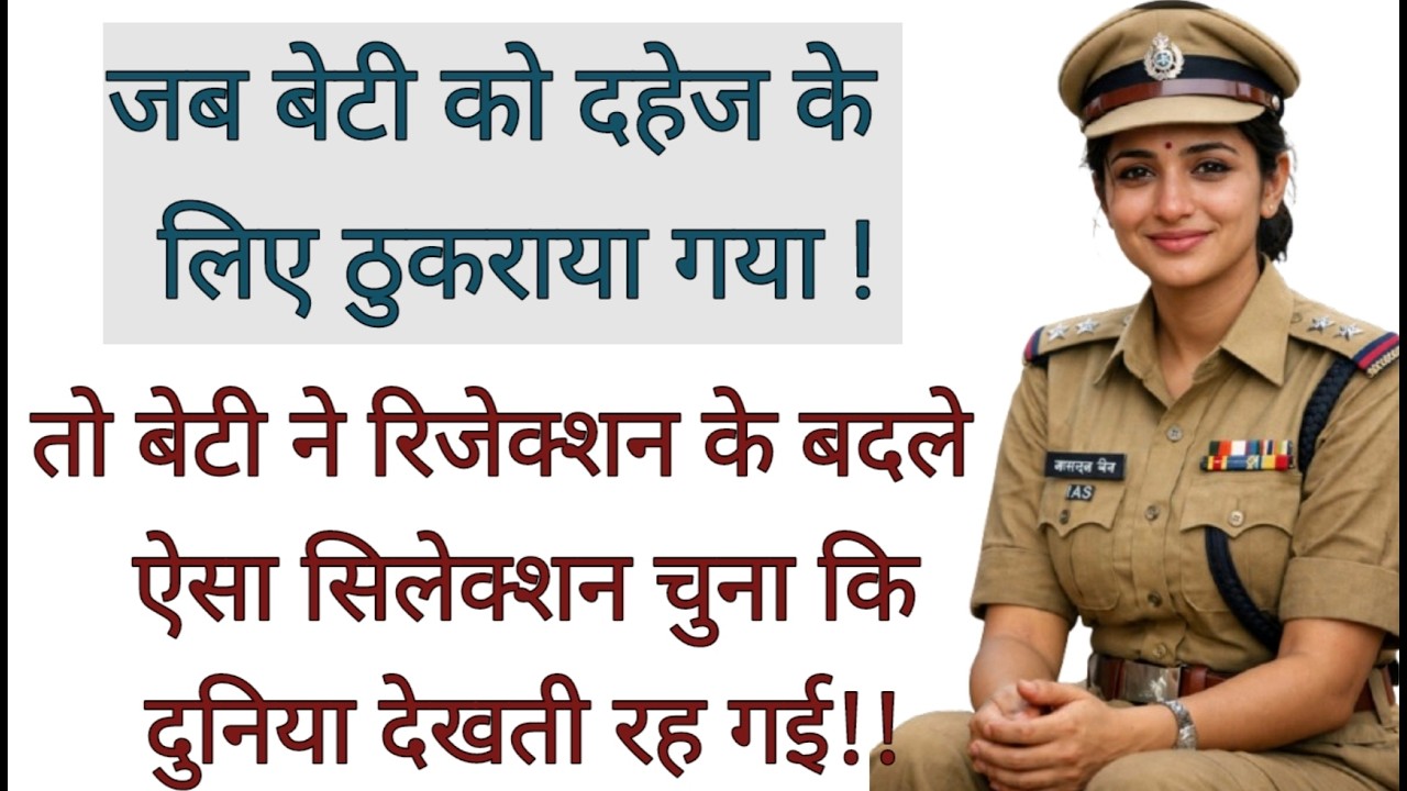 दहेज नहीं था पर हौसला इतना था कि सिस्टम भी झुक गया।#motivationalstory #suvichar #motivation