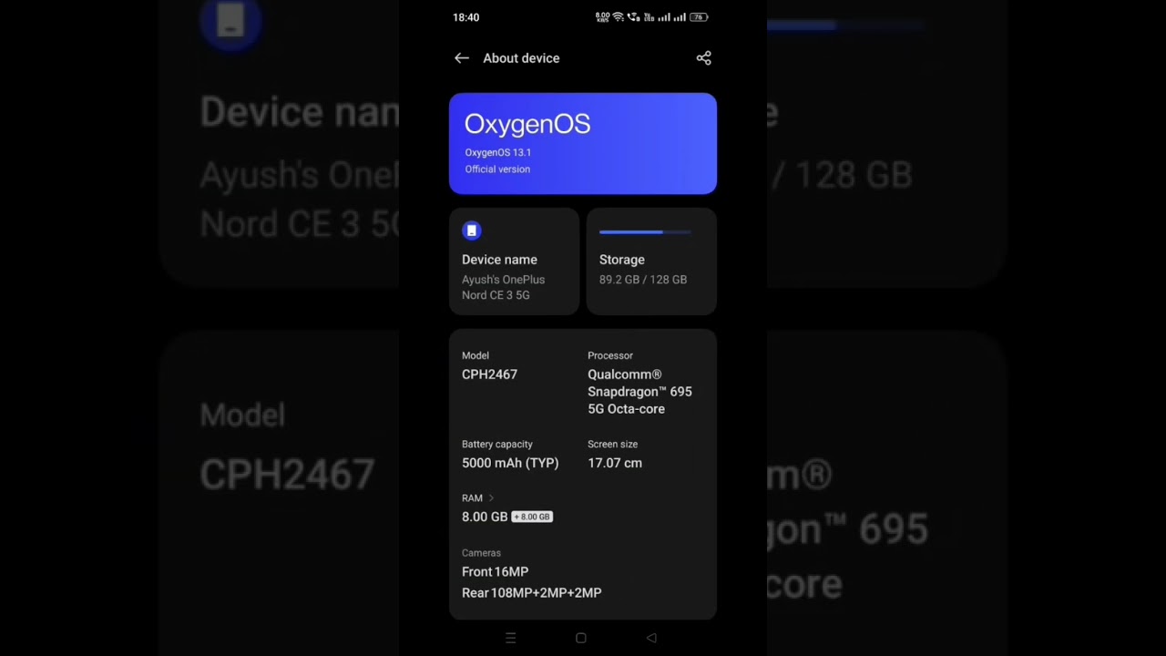 How to Expand Ram in OnePlus | Ram Expansion in OnePlus | #oneplus | #shorts