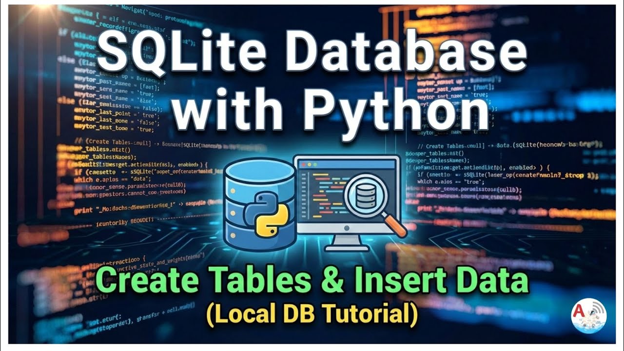 Python SQLite Tutorial for Beginners | Create Table & Insert Records | Amplifyabhi