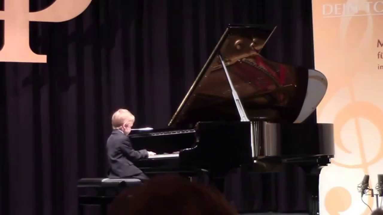 Philip Hahn Isaac Berkowitsch Variationen über ein russisches Volkslied beim Preisträgerkonzert