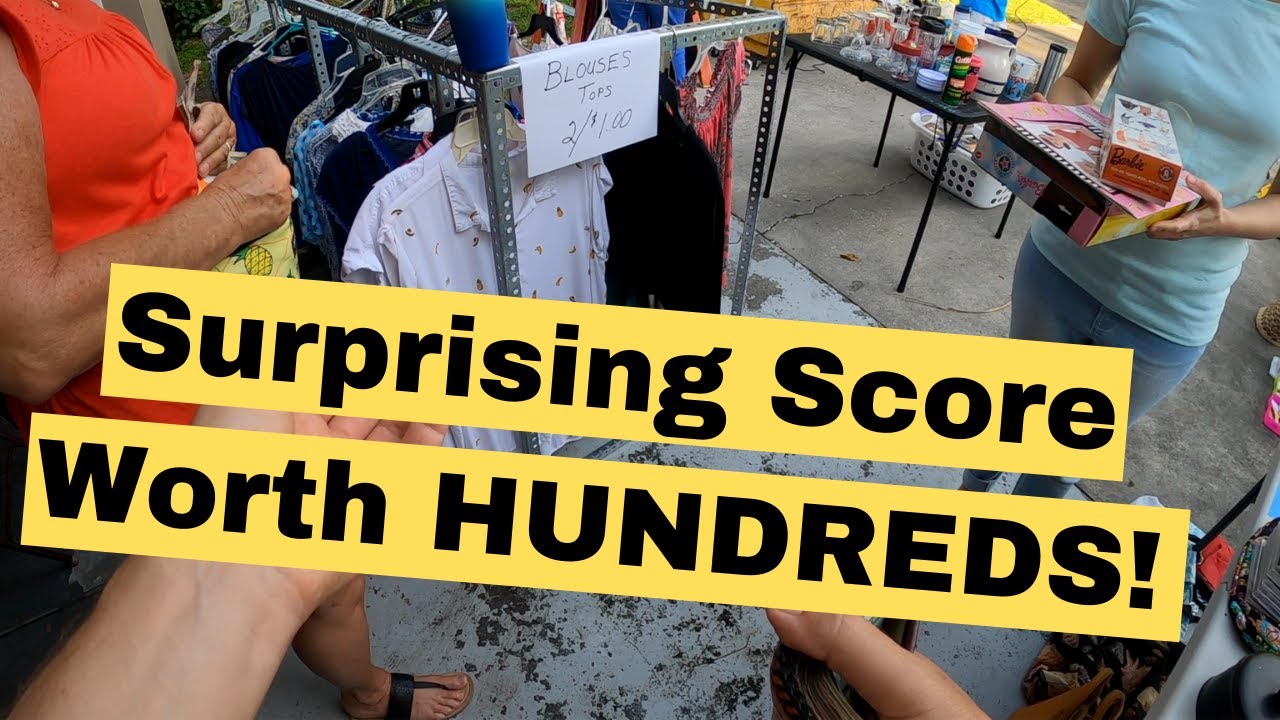 ONE PICKUP Made The Whole Day WORTH IT! Come Garage Sale With Us!