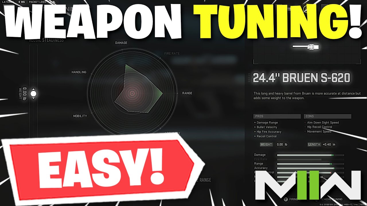 Modern Warfare 2 - How To Tune Your Weapons / Weapon Attachments! Make Your ADS FASTER!