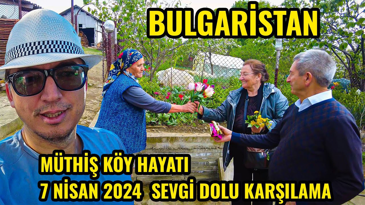 Bulgaristan Rengarenk Laleler ile Kaplı Köy Bahçesi | Kırcaali Ördekler Köyü 2024