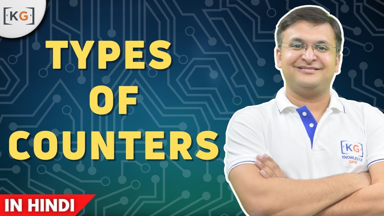 Part 5.11 - Types of counters in Hindi | Difference between Synchronous and Asynchronous counters