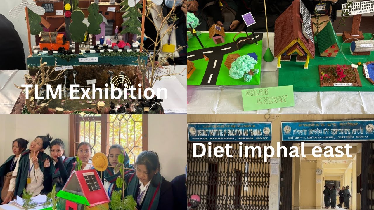 Diet ,imphal east .D.E.L.Ed trainees  science TLM exhibition #education #deled #imphal #manipur 