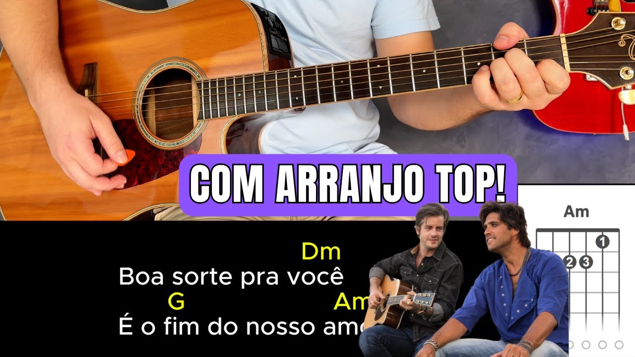 Como Tocar BOA SORTE PRA VOCÊ (Victor e Léo) Com Arranjo