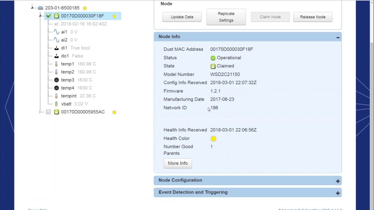 How to Setup Wzzard Wireless Mesh Gen 2 Sensing Solution Network, Advantech (EN)