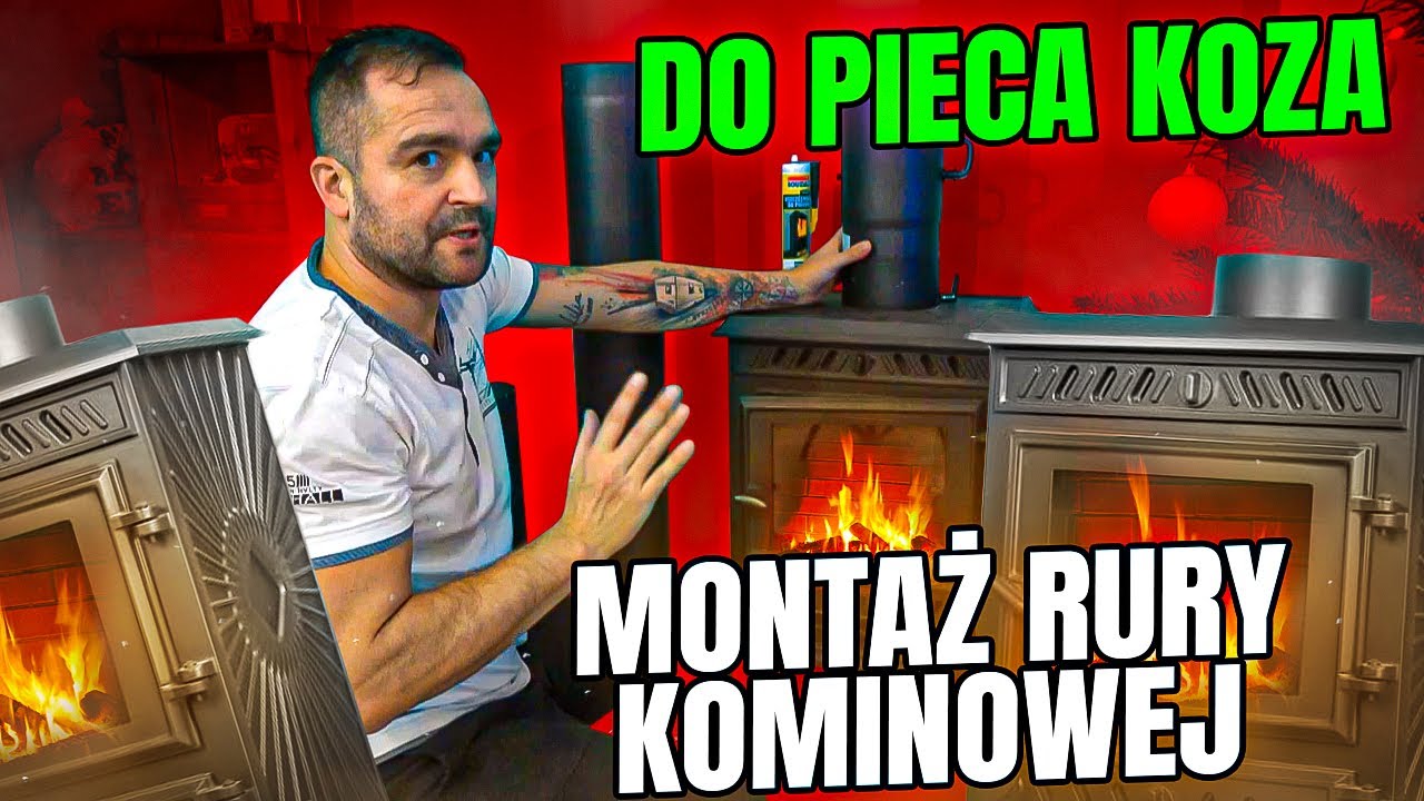 Подсоединение трубы к дымоходному отверстию 🔥 Установка козла 🔥 Установка отдельно стоящей печи.
