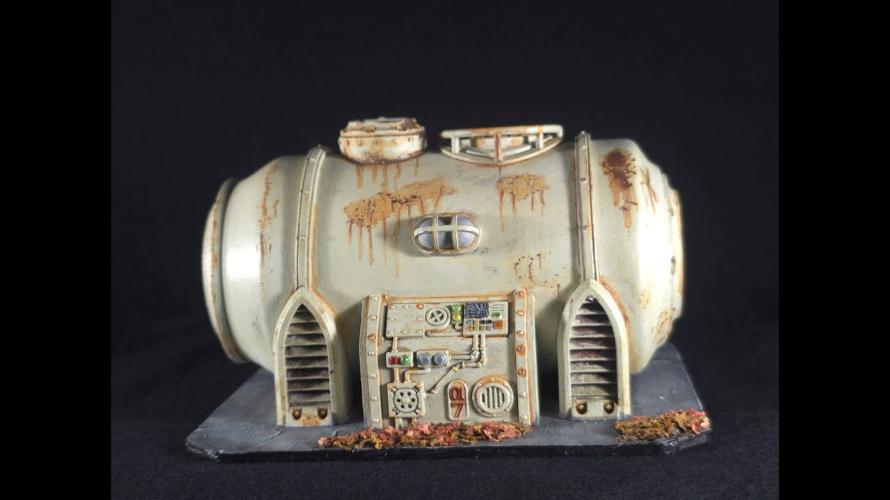 Soda Can Promethium Storage Tank Terrain for Warhammer, Futuristic, and Modern TTrpg