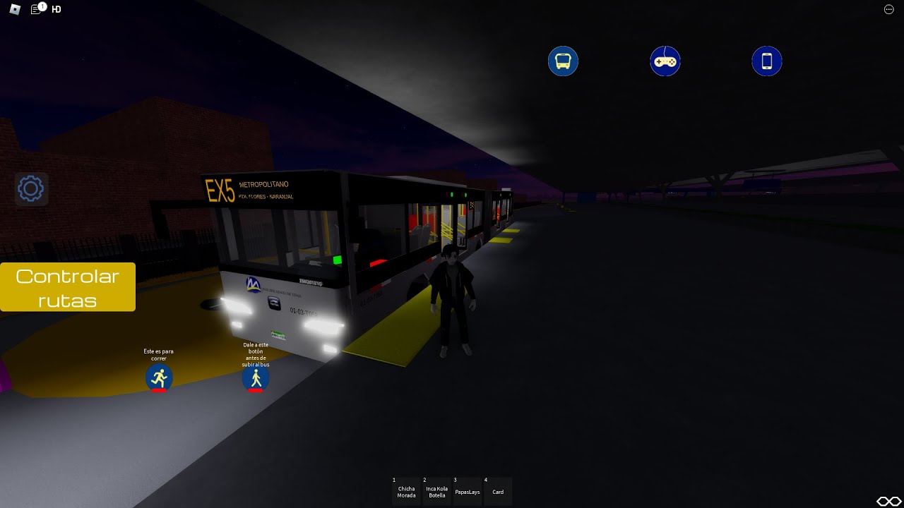RUTA EXPRESO 5. //Pza. FLORES - ESTACIÓN NARANJAL //. en roblox.