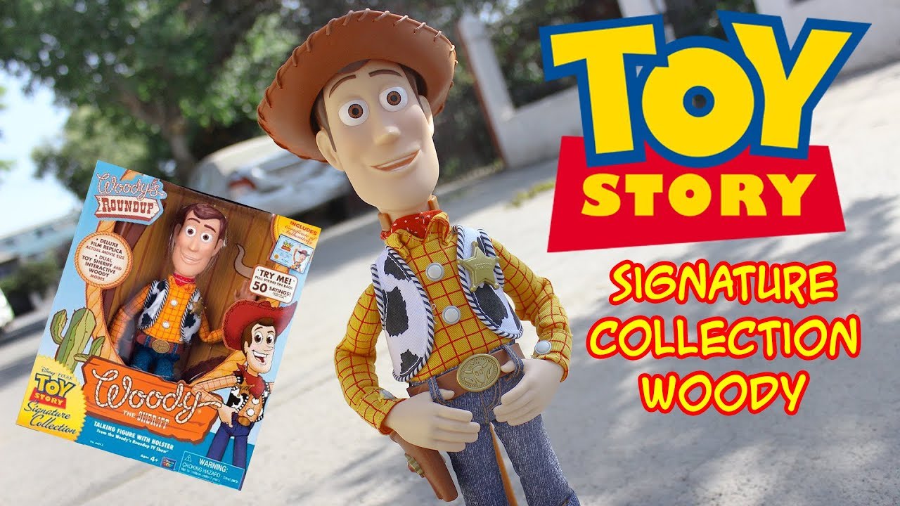 (TEMBLOR EN VIVO!) TOY STORY Signature Collection Woody Reseña review ESPAÑOL
