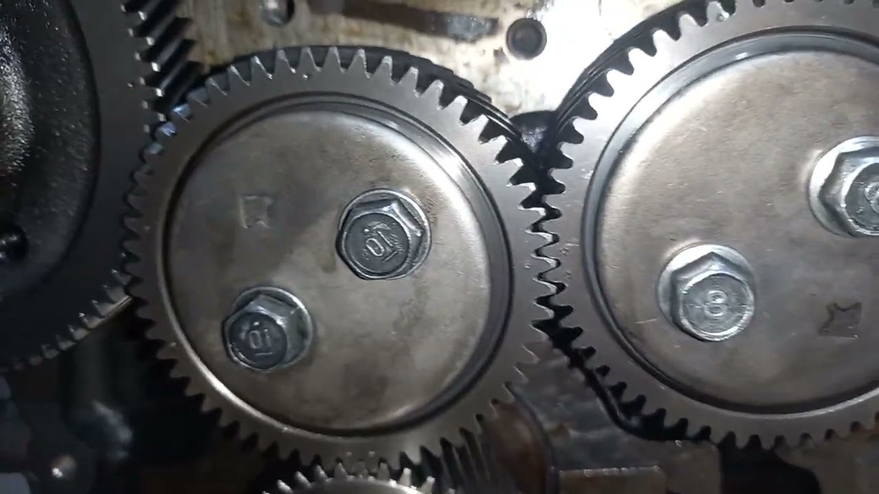 Puesta a punto distribución motor kia  K2700 diésel.