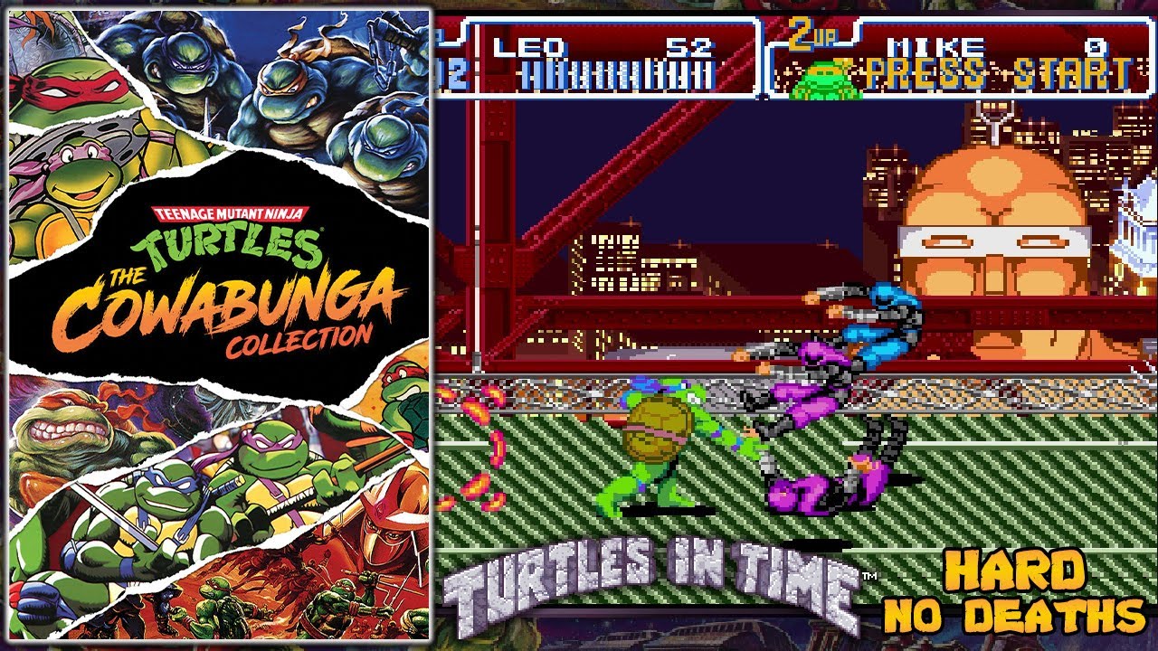 TMNT: Turtles in Time (SNES) - Hard No Death Clear (Cowabunga Collection)