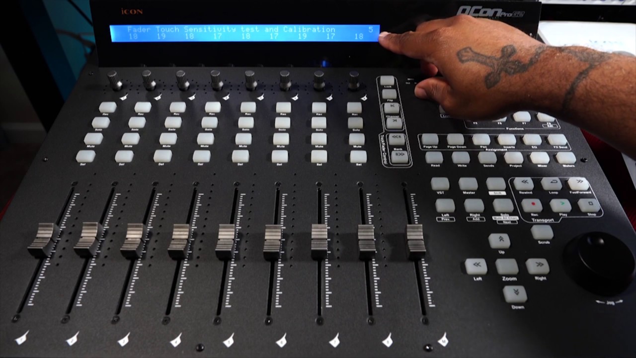 QCon Pro G2 - Fader Calibration & Touch Sensitivity