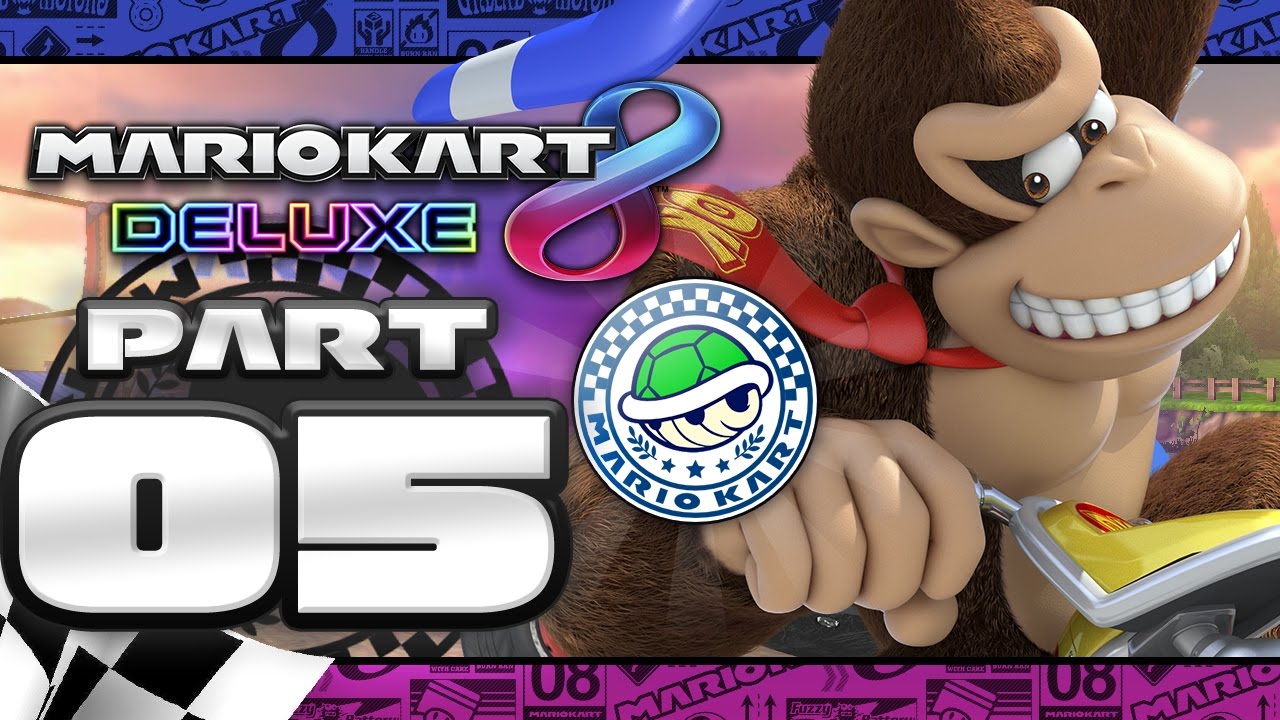 Mario Kart 8 Deluxe: Кубок Shell - 200cc с веб-камерой (3 игрока)