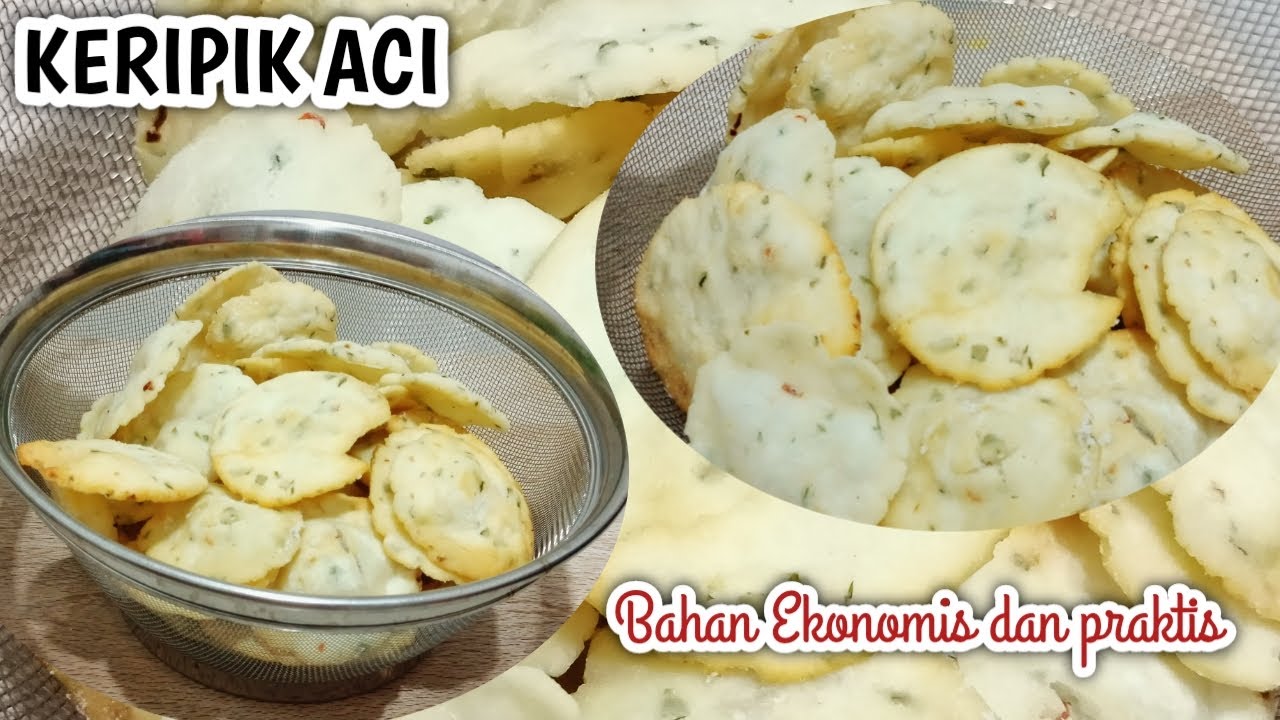 KERIPIK ACI RENYAH GURIH BAHAN EKONOMIS DAN PRAKTIS COCOK UNTUK CEMILAN DAN ISI TOPLES LEBARAN