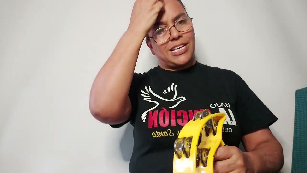 tutoria aprende a tocar la pandereta al ritmo de la alabanza..