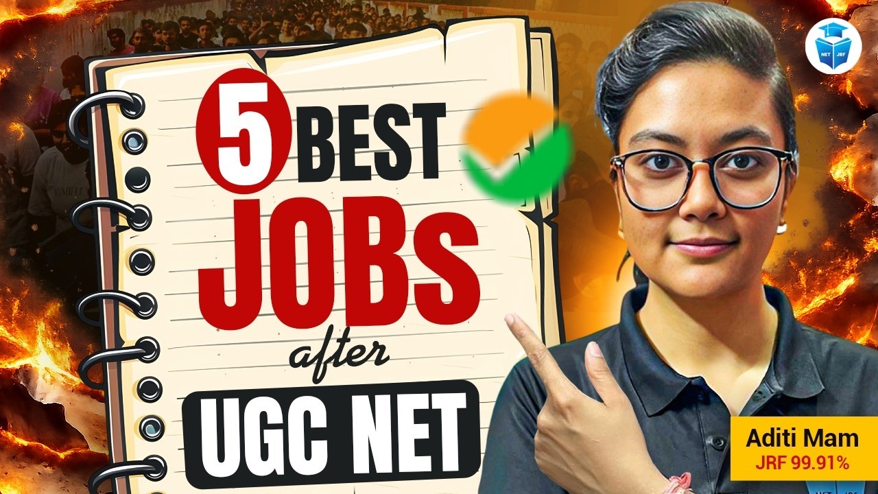 5 BEST JOBS AFTER UGC NET ✅ GOVT JOB & PRIVATE JOB? JRFAdda